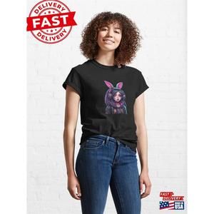 Cyberpunk Bunny Girl Rabbit Ears T-Shirt